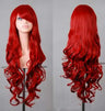 Lady 80cm Long Curly Wigs Fashion Cosplay Costume Hair Anime Full Wavy Party Wig