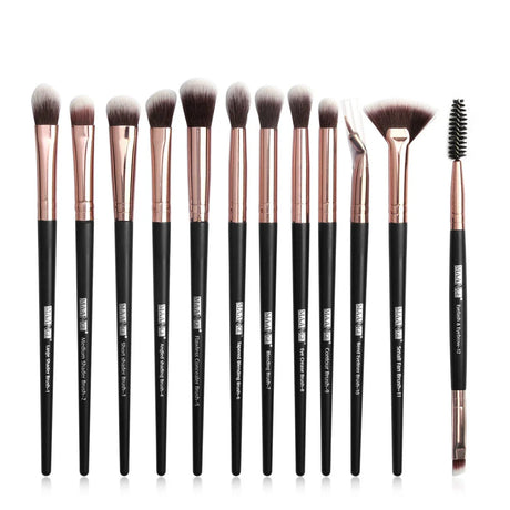 Makeup Brushes Set with Soft Artificial Fiber 6 Colors Ladies Makeup Brushes Female Makeup Tools