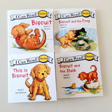 12Books/set Biscuit Series Phonics English Picture Books "I Can Read" Kids Education Toys For Children Pocket Reading Book