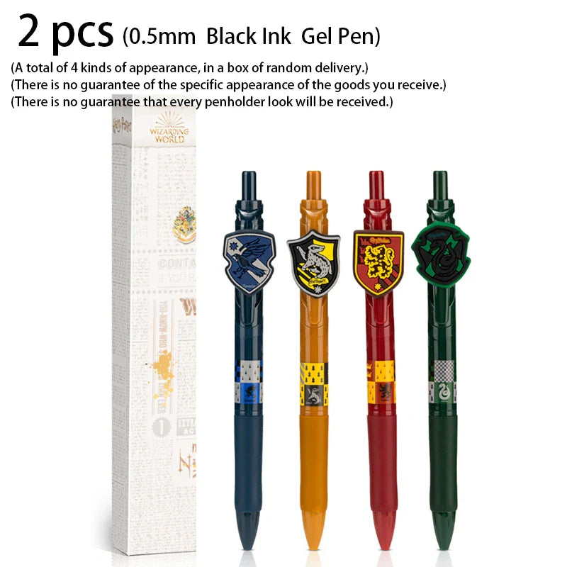 Deli 0.5mm 0.38mm Black Ink Harry Potter Gel Pen Office Supplies School Supplies Stationery Kawaii Gel Pen Signature Pen