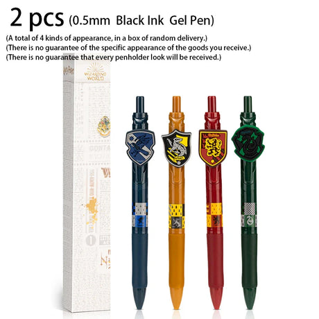 Deli 0.5mm 0.38mm Black Ink Harry Potter Gel Pen Office Supplies School Supplies Stationery Kawaii Gel Pen Signature Pen