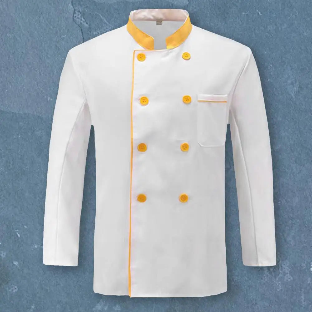 Cool Uniform Quick Dry Chef Jacket Lint-free Unisex Adult Kitchen Chef Coat  Cooking Clothes