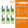 2/4/6 PCS ABBREE Walkie Talkie PMR/FRS UHF Mini Radio Up to 8 KM Range Handheld Ham Two Way Radio Communicator Transceiver