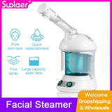 Facial Steamer Hot Nano Mister Face Vaporizer Sprayer Moisturizer Skin Care Humidifier Ionic Facial Sprayer Face Spa Nebulizer