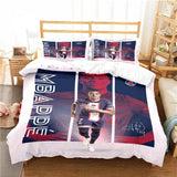 Football Star Pattern Duvet Cover Set Bedding for Adult Kids Bed Set Comforter Cover Bedding Set 10 Sizes