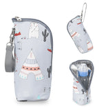 Baby Bottle Bag Portable Mother Feeding Bottle Warmer Baby Feeding Aluminum Mold Insulation Outing Stroller Hanging Bag