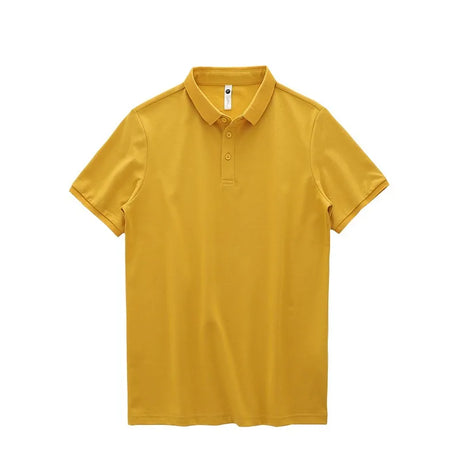 Dukeen Solid Color Polo Shirts for Men Short-Sleeved Golf Wear Summer Korea Style Plain T-Shirts Men's Clothing White Blouse