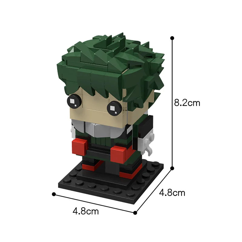 DIY Anime Movies Game Figure Brickheadz Building Block Kit Character Collectation Playset Brick Model Toys Kids Birthday Gift