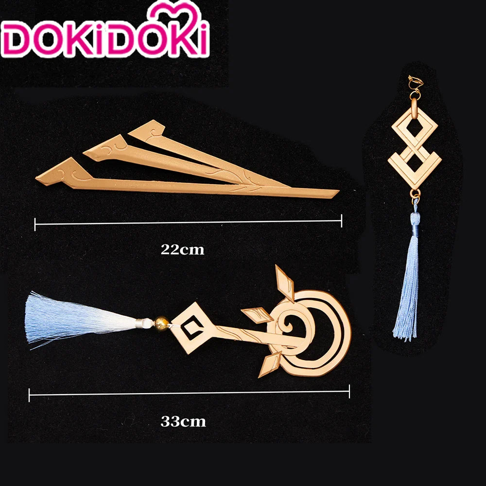 IN STOCK Beidou Wig Game Genshin Impact Cosplay DokiDoki Halloween Beidou Cosplay Wig Women Long Hair Beidou Cosplay Hair