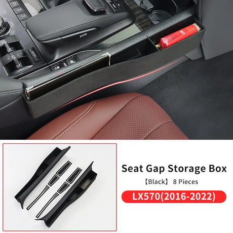 Seat Gap Multifunctional Tray For Lexus LX 570 LX570 2021-2008 Interior Accessories Central Control Storage Box Modification