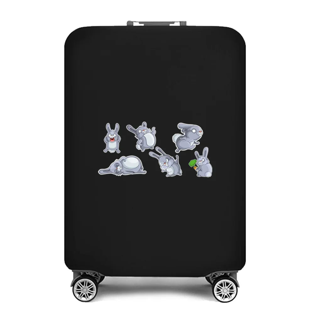 Luggage Protective Cover Elastic Dust Cover Cartoon Printed for 18-28 Inch Bag Suitcase Covers Trolley Cover Travel Accessories