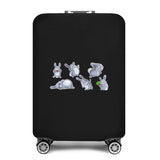 Luggage Protective Cover Elastic Dust Cover Cartoon Printed for 18-28 Inch Bag Suitcase Covers Trolley Cover Travel Accessories