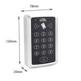 5YOA B03 125KHz RFID Access Control Keypad EM Card Reader Door Access Control System Door Lock Opener Keyboard Controller System