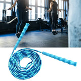 Skipping Rope Soft Beads Unknotted Long Jump Rope Fitness Exercise Jump Line Kit for Balance Rhythm Cultivation