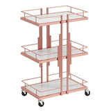 Beauty Cart Beauty Salon Special Storage Rack Light Luxury Nail Eyelash Trolley Hair Dyeing Tool Cart Kitchen Islands Trolleys