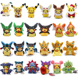 Pokemon Pikachu Cosplay Toys Charizard Snorlax Garchomp Tyranitar Hydreigon Anime Stuffed Plush Cartoon Peluche Dolls