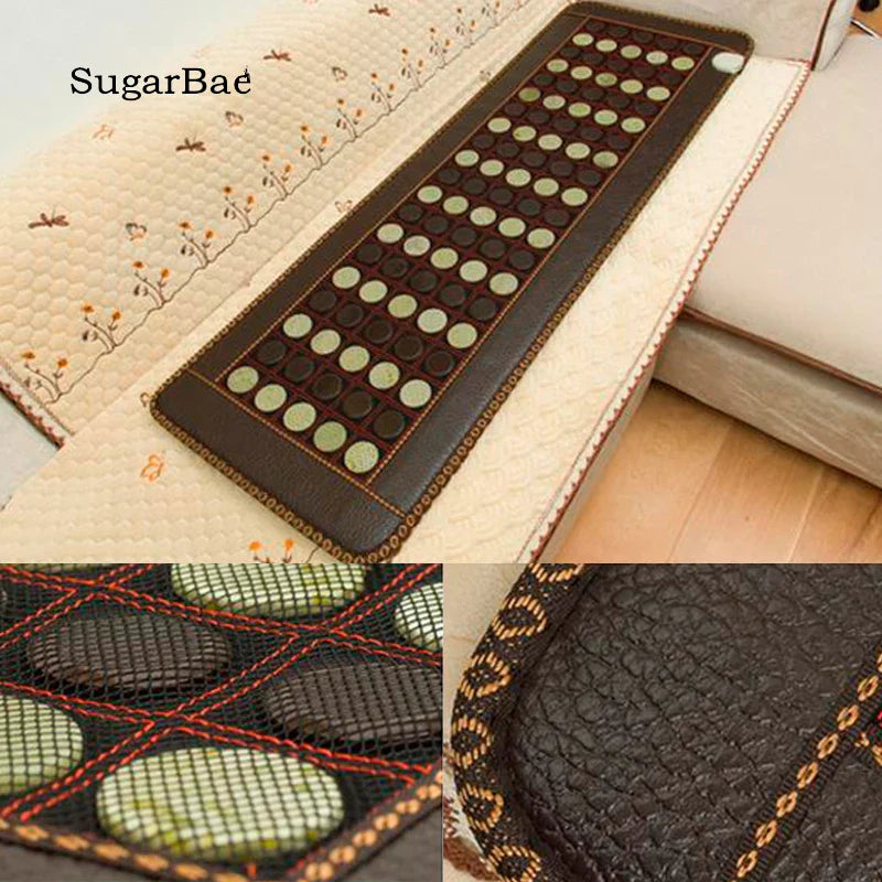 Best Selling In Thailand Sofa Jade Cushion Heating Massage Health Seat Tourmaline Mat Size 50*150CM