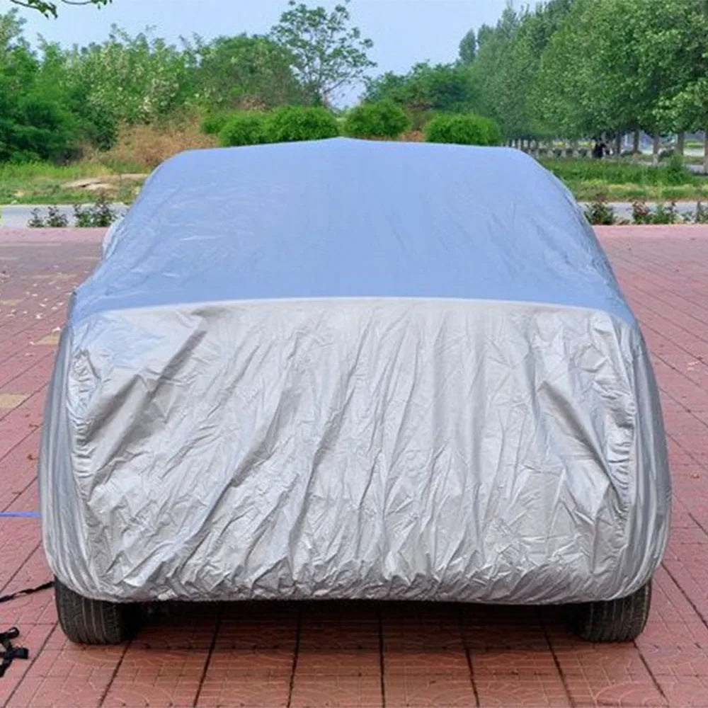 M Car Cover Waterproof Snowproof and UV Proof Universal Car Cover for Outdoor Indoor Breathable Auto Cover Full Car Car Shield