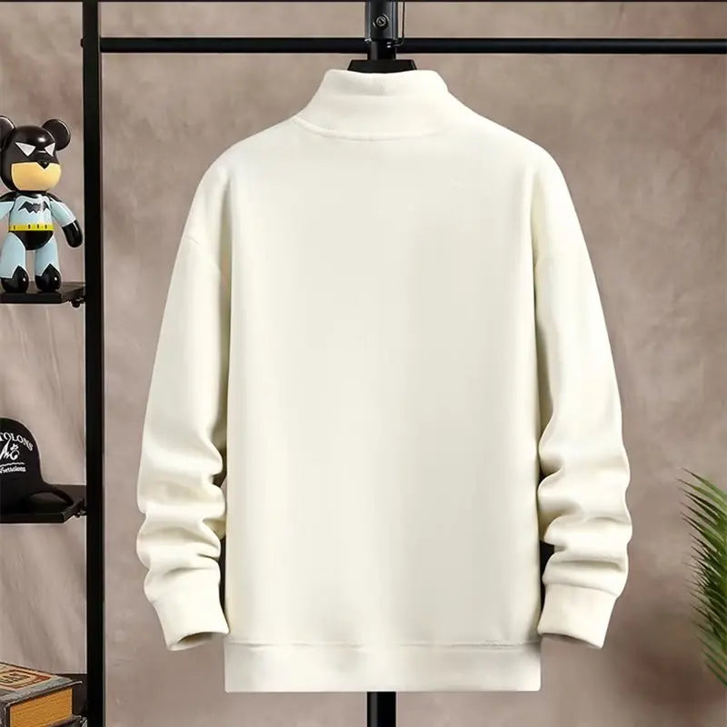 2023 Spring Autumn Men's Sweatshirt Japan Fashion Harajuku Warm High Collar Sweatshirt 2023 Men's Clothing Top Graphical Hoodies