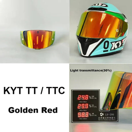 KYT TT COURSE Motorcycle Helmet Visor Lens Full Face Helmet Casco Moto Accessories Windshield Anti-UV KYT Capacete TTC VESC-8