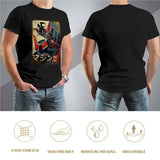 men cotton tshirt black t-shirt Mazinger Z T-Shirt summer clothes boys white t shirts plain black t shirts