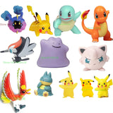 12 , 24 Pcs Pokemon Battle Monster Anime Figurines Action Figures Set Kids Birthday Party Favors, Stuffers Toys for Boys Girls