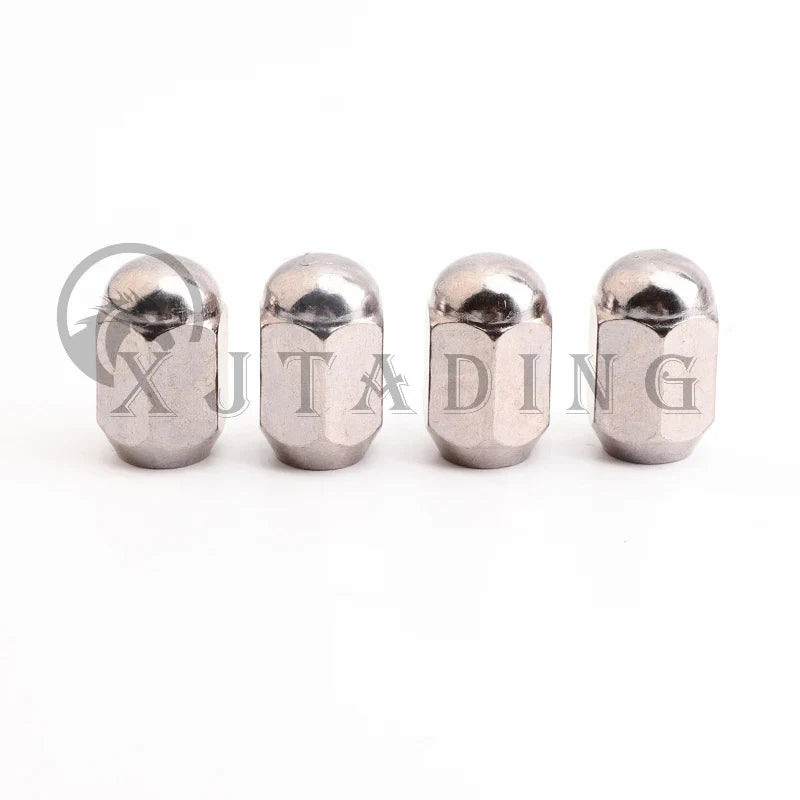 M10X1.25 Chrome Wheel Hub Nut Fit For ATV Scooter Buggy UTV Quad Bike Vehicle Moto Alloy Aluminum Rim Wheel Accessories