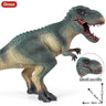 Oenux New 34x8x18cm Jurassic Indominus Rex Action Figures Open Mouth Savage Tyrannosaurus Dinossauro World Animals Model Kid Toy