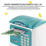 Electronic Bank Safe Box Money Boxes For Children Digital Coins Cash Saving Safe Deposit Large ATM Machine Toys Kids Gift