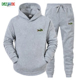 2023 CARTELO High Quality Men's Suit Fashion Casual Tracksuit Hoodie Pullover Sports Clothes Sweatshirt Jogging Set