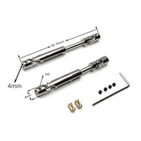 MN78 MN82 Metal Front And Rear Axle With 3mm To 4mm Shaft Sleeve 1/12 RC Car Upgrade Parts Accessories