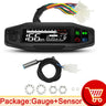 Newest Universal 12000 RPM Motorcycle Speedometer Oil Gauge Tachometer Digital Meters Instrument Cluster Turn Signal Light