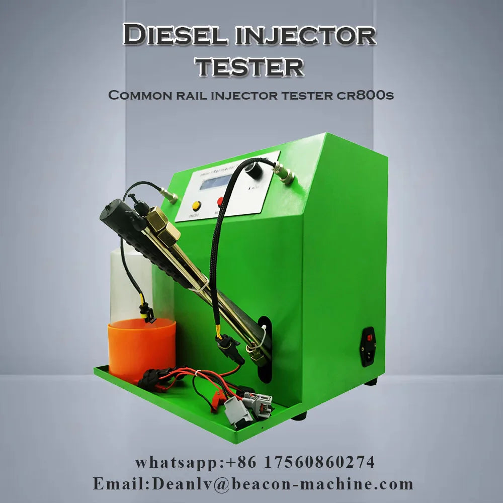 Diesel Injector Tester CR800S Common Rail Tester Car Inspection Tools For Common Rail Injector Diagnostic Test Bench