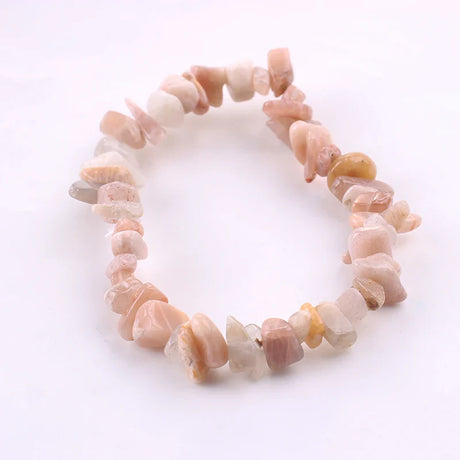 Stretch Natural 5-8mm Chips Bead Bracelet Healing Crystal Energy Fashion Jewelry for Women Men Girl Birthday Gift