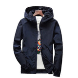 2023 Spring And Autumn Male New Fashion Casual Windbreaker Hooded Zipper Coats Warm Parkas Jackets For Men Trend Streetwear Tops