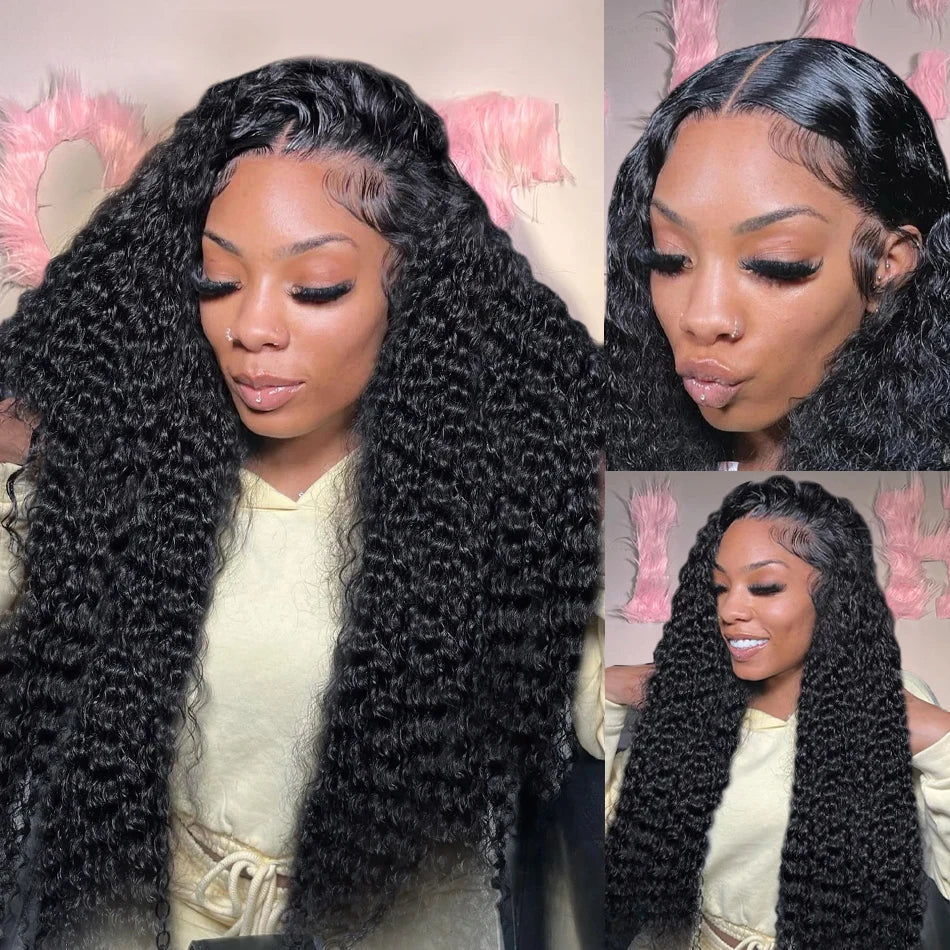 250% HD Loose Deep Wave Frontal Wig 13x6 13x4 Curly Lace Front Wigs 30 32 Inch Water Wave 5x5 Closure Glueless Wigs Human Hair