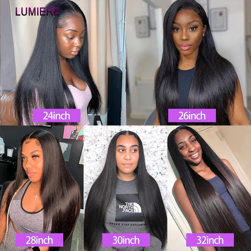 Peruvian Bone Straight Hair Bundles Deal Natural Straight Human Hair Bundle 8-40 Inch Raw Human Hair Extensions For Black Women