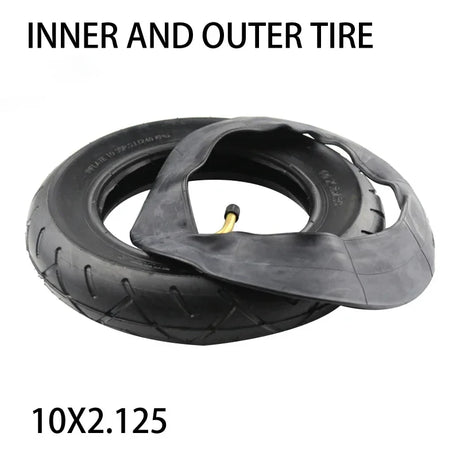 10 Inch 10x2.125 Pneumatic Tire Inner Tube Outer Tube for Electric Scooter Balancing Hoverboard self Smart Balance Tire Parts