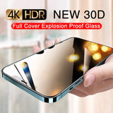 3pcs 9D Full Cover Protective Glass For iPhone 13 12 11 14 15 PRO MAX X XR Screen Protector For IPhone 7 8 14 Plus Glass