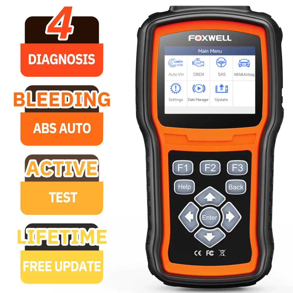 Foxwell Nt630 Plus Car OBD2 Scanner Code Reader ABS Airbag EPB OIL SAS Calibration Engine Car Diagnostic Tool