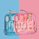 Baby Health Care Kit Newborn Nail Hair Thermometer Grooming Brush Kit Clipper Scissor Multifunction Kid Toiletries Kit Baby Care