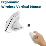 2.4G Vertical Wireless Ergonomic Mouse, Computer Mouse Optical Mouse 800/1200 /1600 DPI 6 Buttons for Laptop Desktop PC MacBook