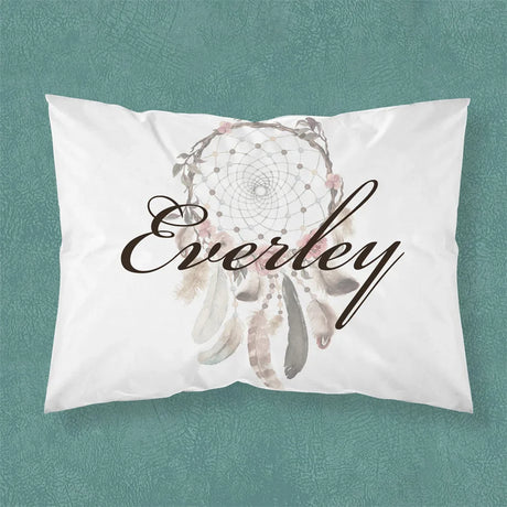 Name Personalized Baby Crib Cushion Cover Cute Bed Pillow Case for New Born Girl Boy Custom DIY Birthday Gift Bed Linen Bedding