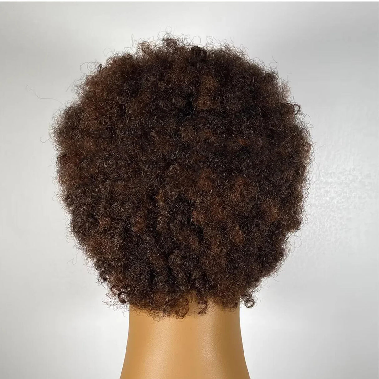 Ombre highlight honey brown Low cut afro wig/Afro wig/Afro pixie wig/short wig 200% density 100% remy human hair