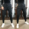 2022 New Men Shiny Winter Down Pant Thick Warm Sweatpants Casual Trousers Slim Outdoor Windproof Waterproof Cotton Pants