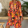 Oversized Dress for Women Clothing 2023 Spring Plus Size Boho Beach Floral Mini Dress Large Size Female Casual Long Skirt Vestid