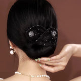 Magic Bow Hair Clip Style Braiding Tools Donut Bun Make Twist Hair Accessories Fashion Luxury Accessories for Headband Flowers