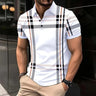 Euro size Fashion Boutique Men's Polo Shirt Summer Casual Business Versatile Clothing Comfortable Breathable Polo sleeve Top