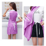 Women Salon Apron SPA Barber Shop Work Clothes Dress Hairdresser Beauty Salon Apron Manicure Shop Uniform Sleeveless Aprons