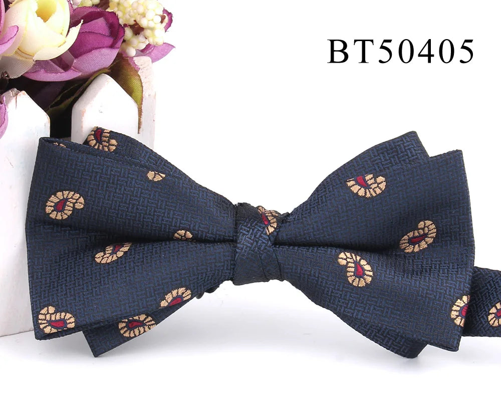 New Suits Bowtie For Groom Fashion Striped Bow tie For Men Women Bow knot Adult Wedding Bow Ties Cravats Groomsmen Bow ties